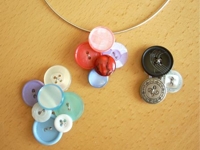 Think Crafts Button Pendant